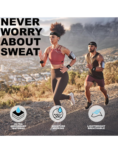 Conjunto de Banda de Sudor Reebok 3 Piezas - Unisex