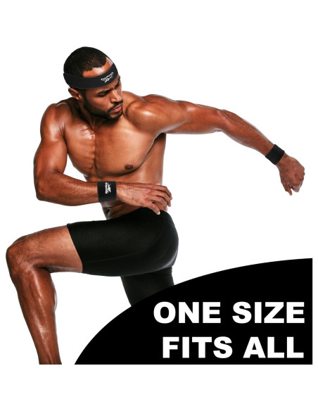 Conjunto de Banda de Sudor Reebok 3 Piezas - Unisex