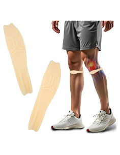 Correa de Rodilla HYLER para Tendón Patelar - Alivio Dolor - Beige - Pequeño