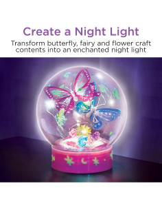 Kit de Manualidades Creativity for Kids - Luz Nocturna Mariposa 2