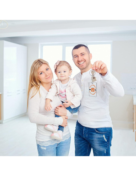 90 Piezas Llaveros Vacíos Rectangulares Acrílico ArtCute