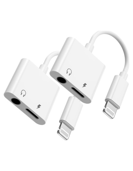 Adaptador Lightning a 3.5mm 2 en 1 para iPhone - Shenzhen