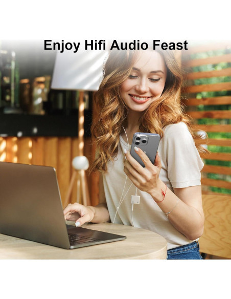 Adaptador Lightning a 3.5mm 2 en 1 para iPhone - Shenzhen