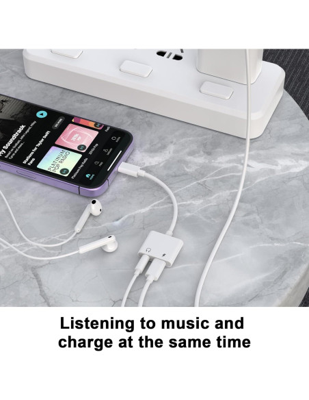 Adaptador Lightning a 3.5mm 2 en 1 para iPhone - Shenzhen