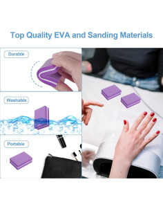 Bloques de Pulido de Uñas AhaTopia 100 Pcs 100/180 Granos 2