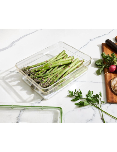 Bin de Almacenamiento iDesign Grande con Bandeja Removible 19.94x26.67x7.62 cm