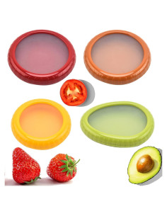 Juego de 4 Contenedores Reutilizables Twinboster para Alimentos