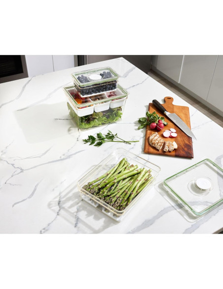 Bin de Almacenamiento iDesign Grande con Bandeja Removible 19.94x26.67x7.62 cm