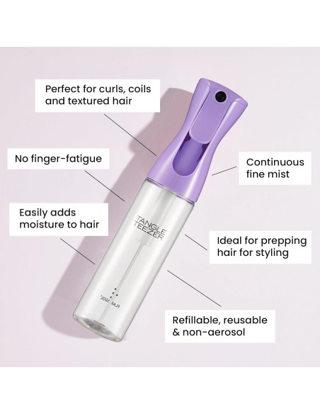 Botella de Spray Tangle Teezer 300 ml Reutilizable Lila
