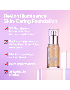 Base Líquida Cuidadora de la Piel Revlon Illuminance 29.57 ml 2