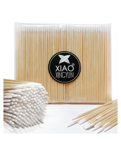 200 Hisopos de Algodón Punta Precisión MUZIYU 10.16 cm