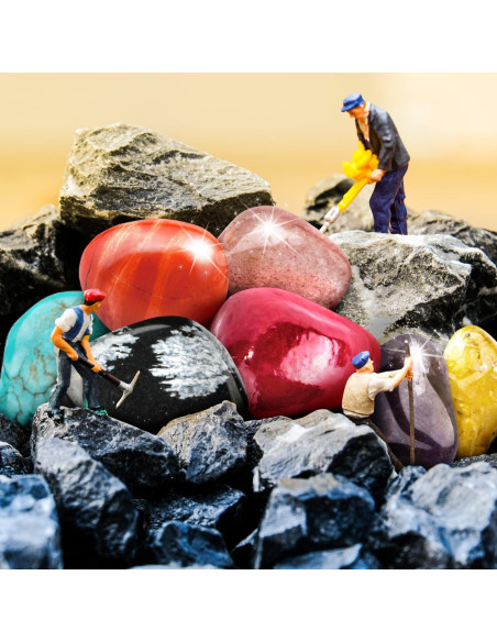 Kit Educativo de Rocas Byncceh - 25 Gemas para Niños 6+