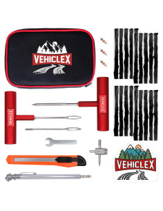 Kit de Reparación de Neumáticos Vehiclex - Herramientas y Tapones