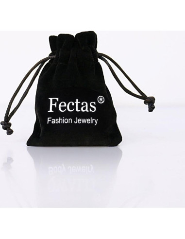 Aretes de Plástico Hipoalergénico FECTAS 16G 8mm 15PCS