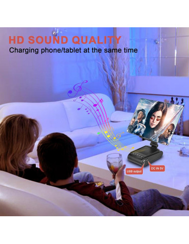 Soporte para Teléfono Móvil con Altavoz Bluetooth Fanlory