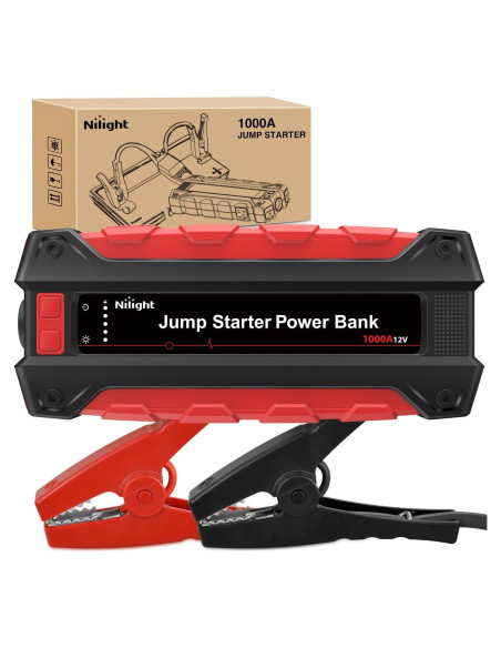 Arrancador de Batería Nilight 1000A para Coche y Moto