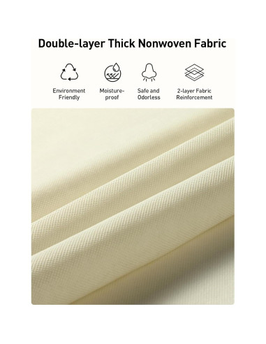 Organizador Colgante sobre la Puerta Yecaye 5 Niveles Beige