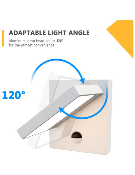 Luz de Pared Exterior Lustrlach con Sensor de Movimiento 3000K