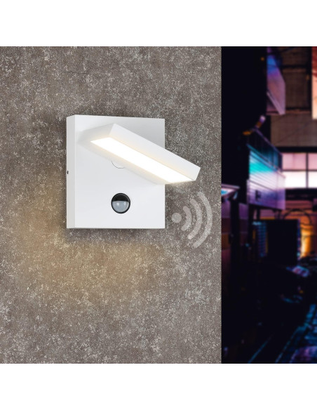 Luz de Pared Exterior Lustrlach con Sensor de Movimiento 3000K