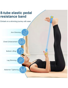Banda de Resistencia RXDTGYI 8 Tubos para Ejercicio Total 2