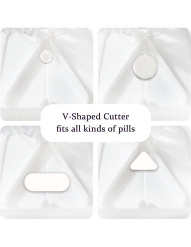 Cortador de Pastillas ColeMela con Diseño en V y Protector de Seguridad