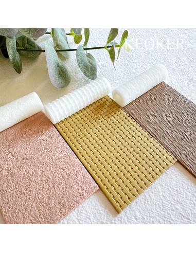 Rodillo de Textura de Arcilla Polimérica Keoker - 3 Tamaños