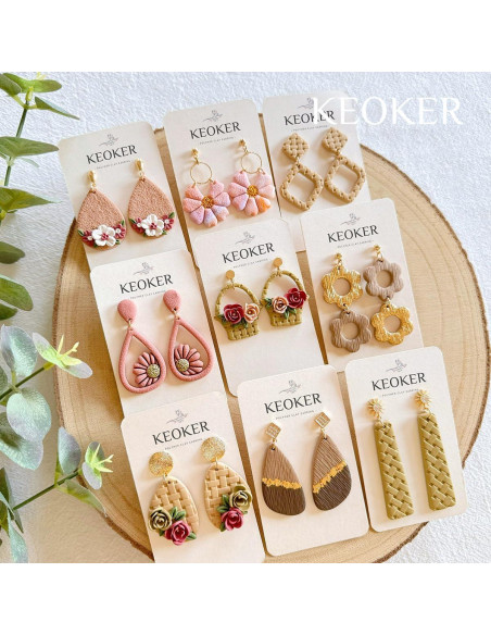 Rodillo de Textura de Arcilla Polimérica Keoker - 3 Tamaños