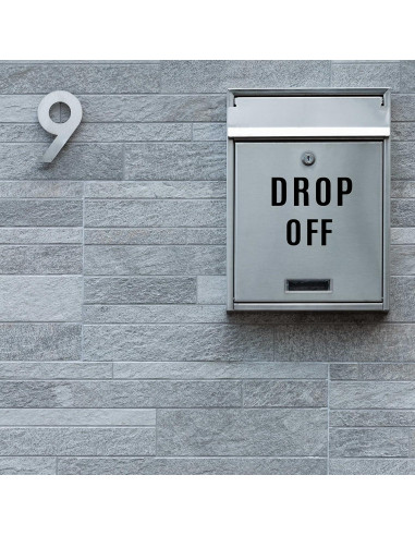 Calcomanías de Letras y Números Vinilo Debinolo 810 Piezas 25.4 mm