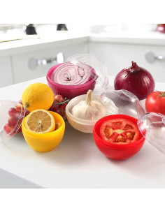 Contenedores de Almacenamiento para Frutas y Verduras OUKEYI 5 Piezas 2