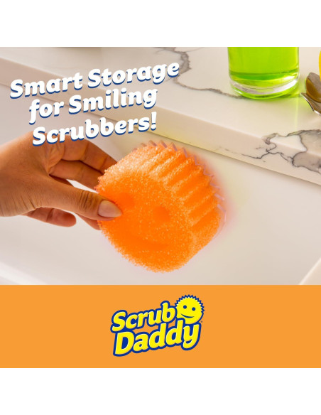 Esponjas de Cocina Scrub Daddy 6 Unidades + Soporte Caddy