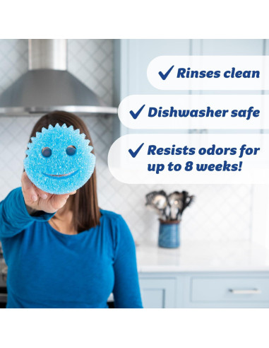 Esponjas de Cocina Scrub Daddy 6 Unidades + Soporte Caddy