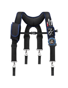 Suspenders Ajustables para Cinturón de Herramientas UMYLOV Negro