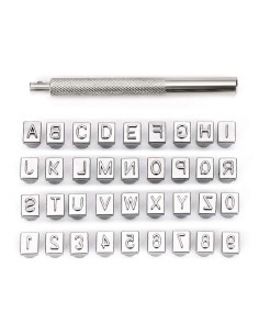Conjunto de Sellos de Letras y Números OwnMy 6mm 36pcs