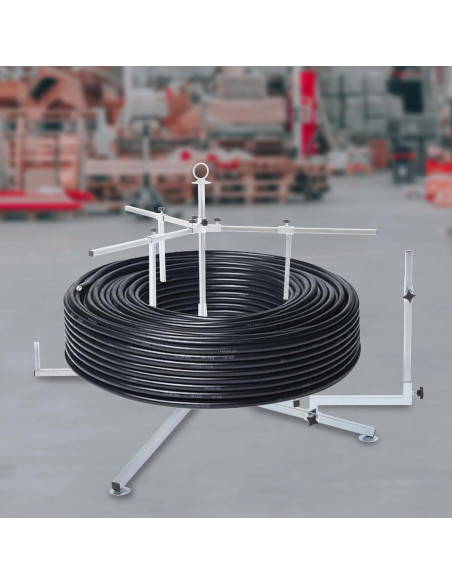 Dispensador de Bobinas de Tubería SHATUOA 600m Ajustable