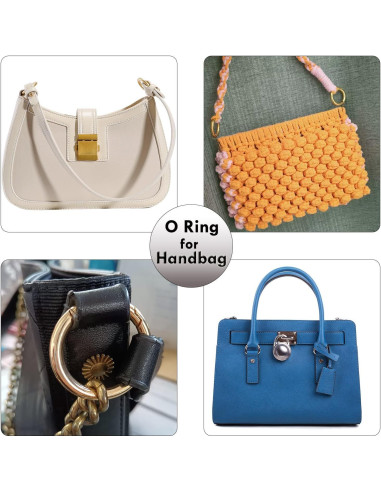 Anillos O de Resorte Metálicos NCEDFYLER JY - 12 Piezas Azul