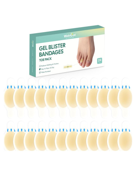 Vendajes Hidrocoloides Welnove - 24 PCS para Ampollas