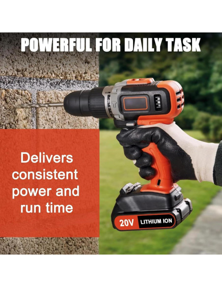 4 Baterías de Litio 20V 4.0Ah Black and Decker Reemplazo