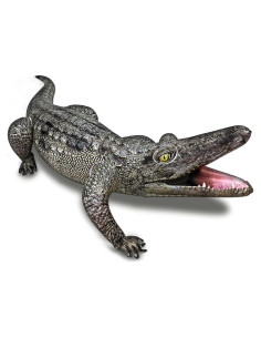 Cocodrilo Inflable Realista HOHQB 101.6 cm para Fiesta