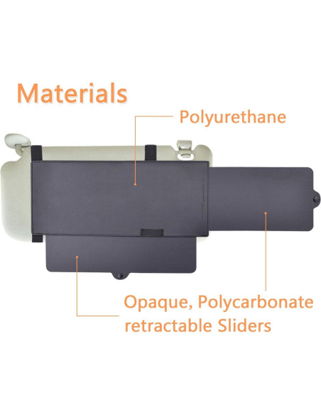 Extensor de Visera de Coche FULLONG FL-3V Negro