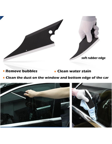 Kit de Herramientas EHDIS para Envoltura de Vinilo y Tinte de Ventanas 7 Piezas