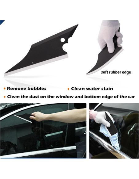 Kit de Herramientas EHDIS para Envoltura de Vinilo y Tinte de Ventanas 7 Piezas