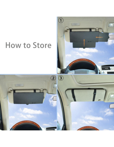 Extensor de Visera de Coche FULLONG FL-3V Negro