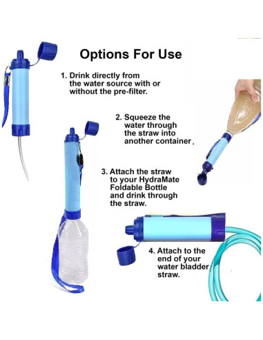 Filtro de Agua Portátil Galaxy 99.99% Pureza 5 Años Vida Útil