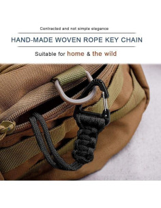 Llavero de Paracord NewBEP 5 Pack 20 cm Alta Resistencia 2