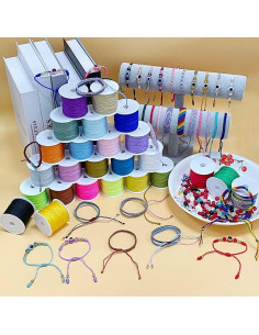 Cuerda de Nylon ChunLiou 0.8mm 25 Colores 1125 Metros Manualidades 2