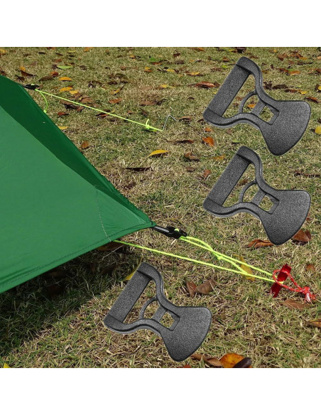 30 Hebillas de Cuerda Ajustadoras SquEqu para Camping 2.3cm
