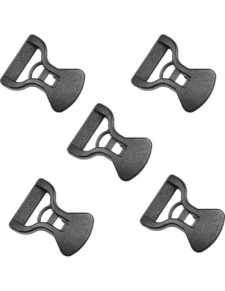 30 Hebillas de Cuerda Ajustadoras SquEqu para Camping 2.3cm