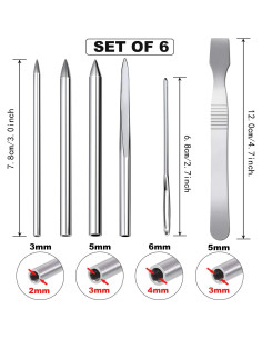 Set de Costura Paracord BBTO 6 Piezas Agujas y Herramienta 2