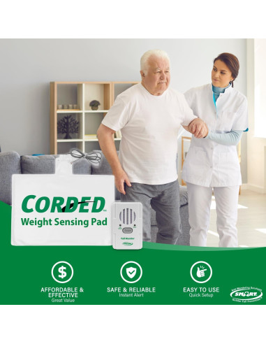 Alarma de salida de silla Smart Caregiver con almohadilla 25x38cm