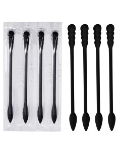 Hisopos de Algodón Doble Punta Negros Le Miju 200 Unidades